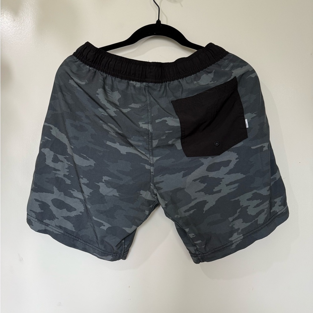 Vuori Camo Black Men's Athletic Shorts - Picture 2 of 3